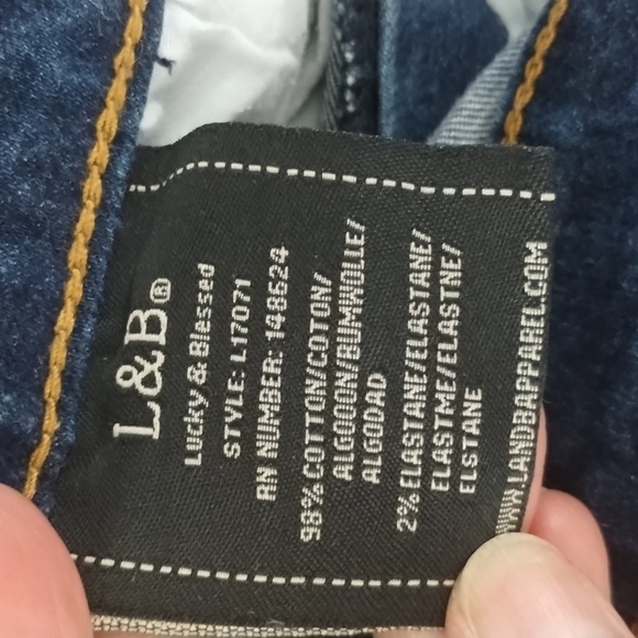 L&B boyfriend distressed front jeans size 10 lucky & blessed - Picture 8 of 8